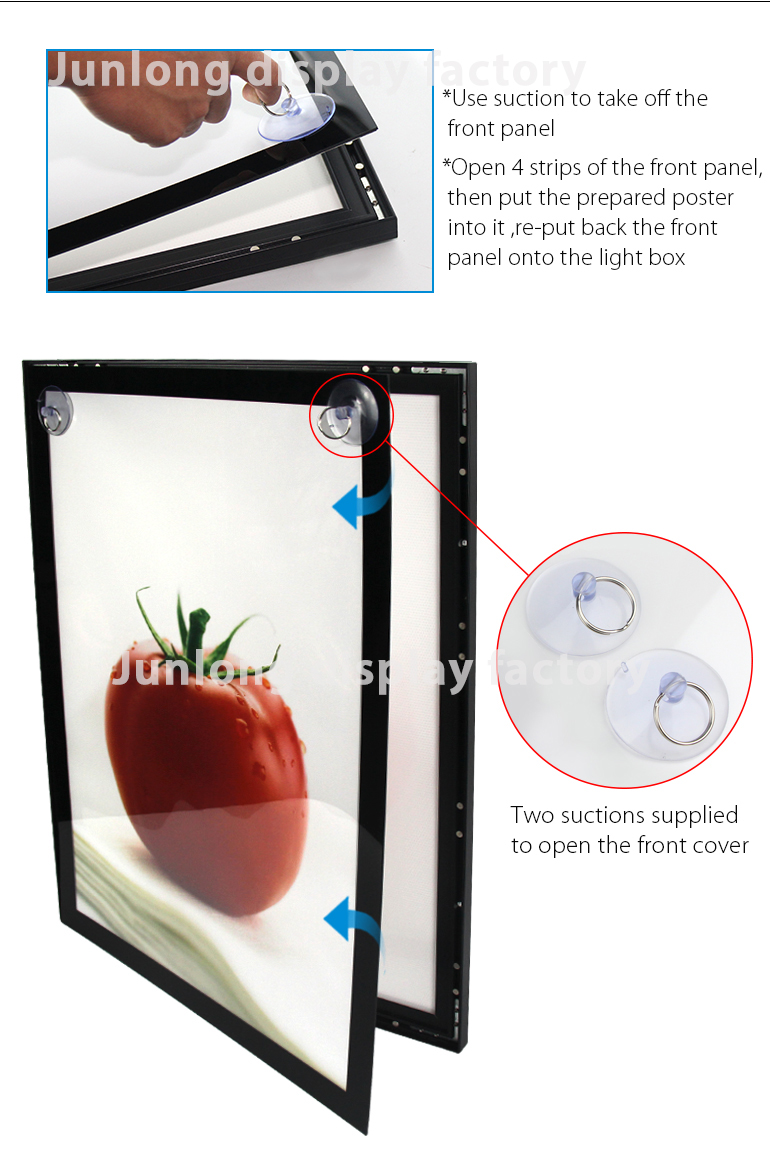LED Acrylic Panel for Slim LED Light Box Menu Board - China LED Crystal  Panel, Picture Frame